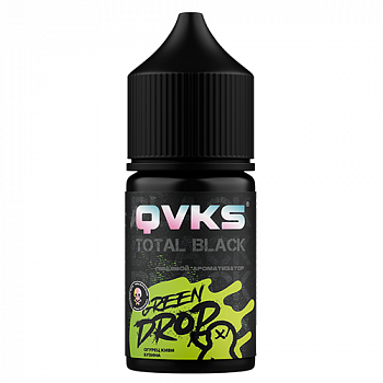 Купить Ароматизатор QVKS TOTAL BLACK KONSTRUKT "Огурец Киви Бузина" (на 30мл) Ароматизатор QVKS TOTAL BLACK KONSTRUKT "Огурец Киви Бузина" (на 30мл)